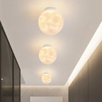 Creative 3D Printing Moon Lights, Modern and Minimalist Hallway Ceiling Lights, Children'S Rooms, Bedrooms, Study Rooms, Living