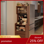 CZ Solid Wood Sideboard Cabinet Storage Small Apartment Kitchen Wall-Mounted Storage Cabinet Tea Cabinet