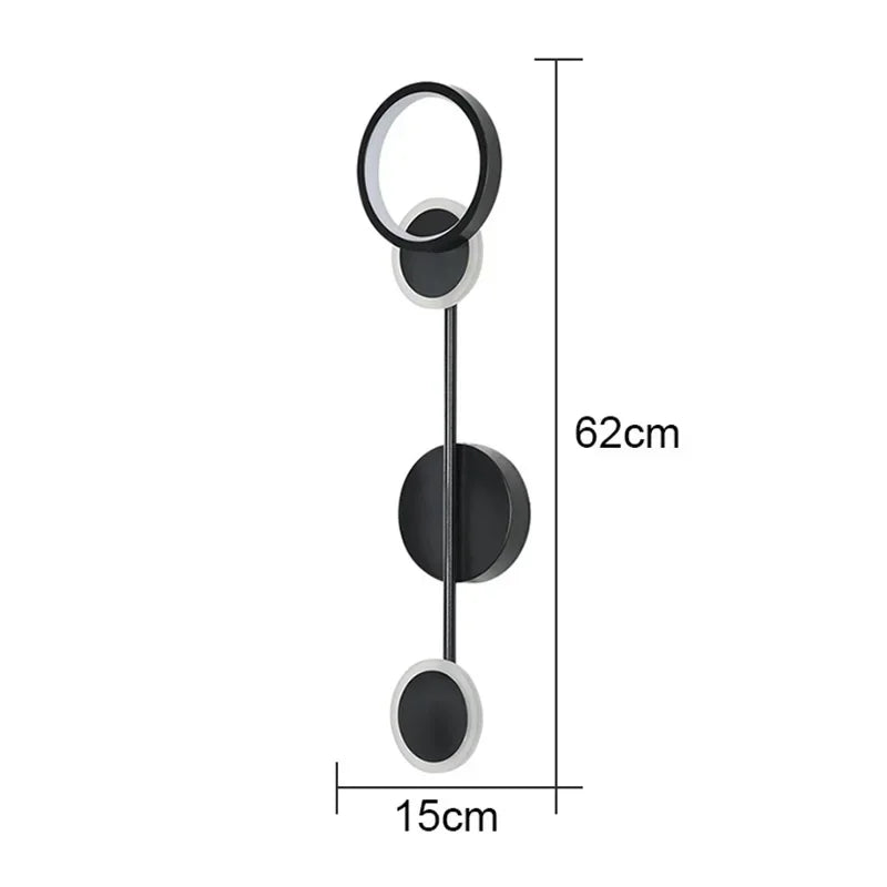 Modern LED Wall Lamp Creative Luxury Wall Lamp for Living Room Bedroom Bedside TV Background Restaurant Decor Wall Sconces