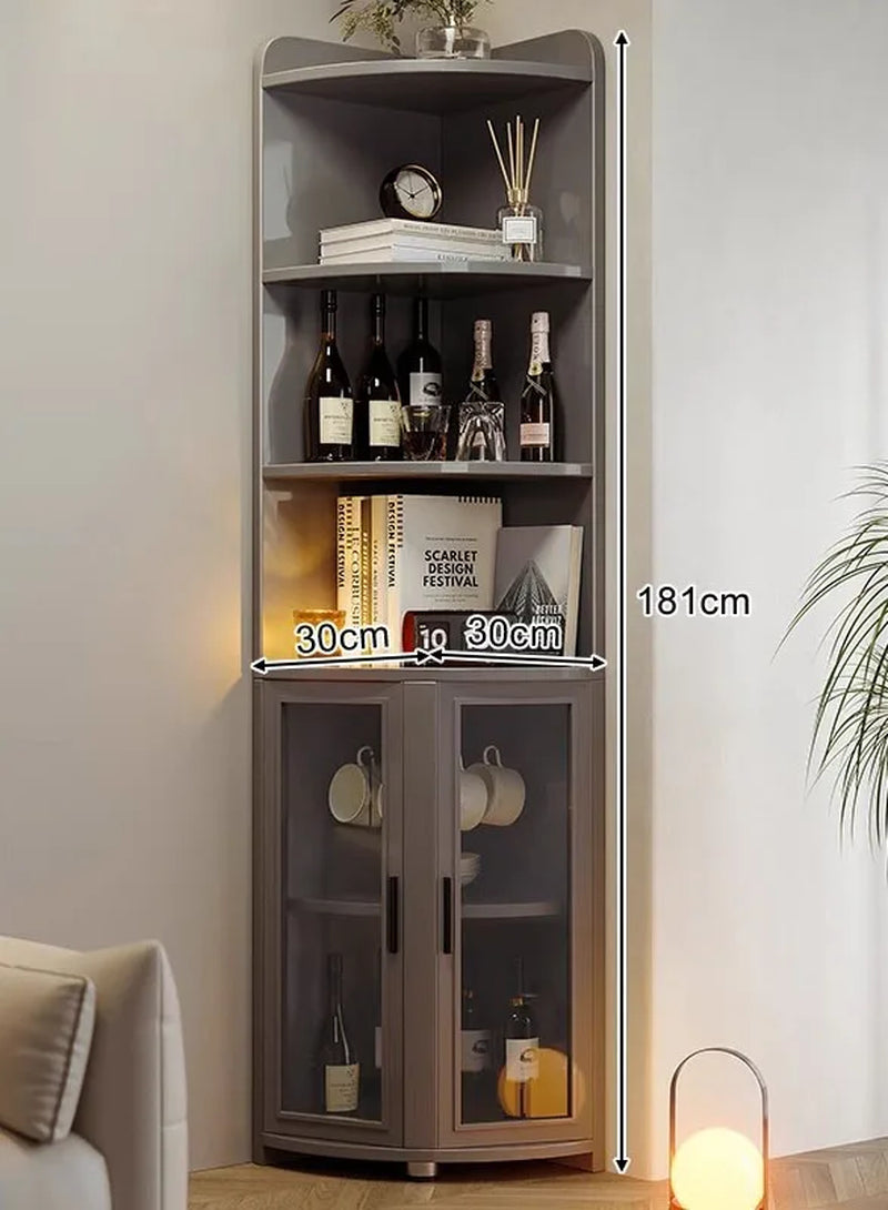 Living Room Wall Corner Cabinet Triangle Shelf against Wall Home Storage Organizer Corner Living Room Wall Shelf