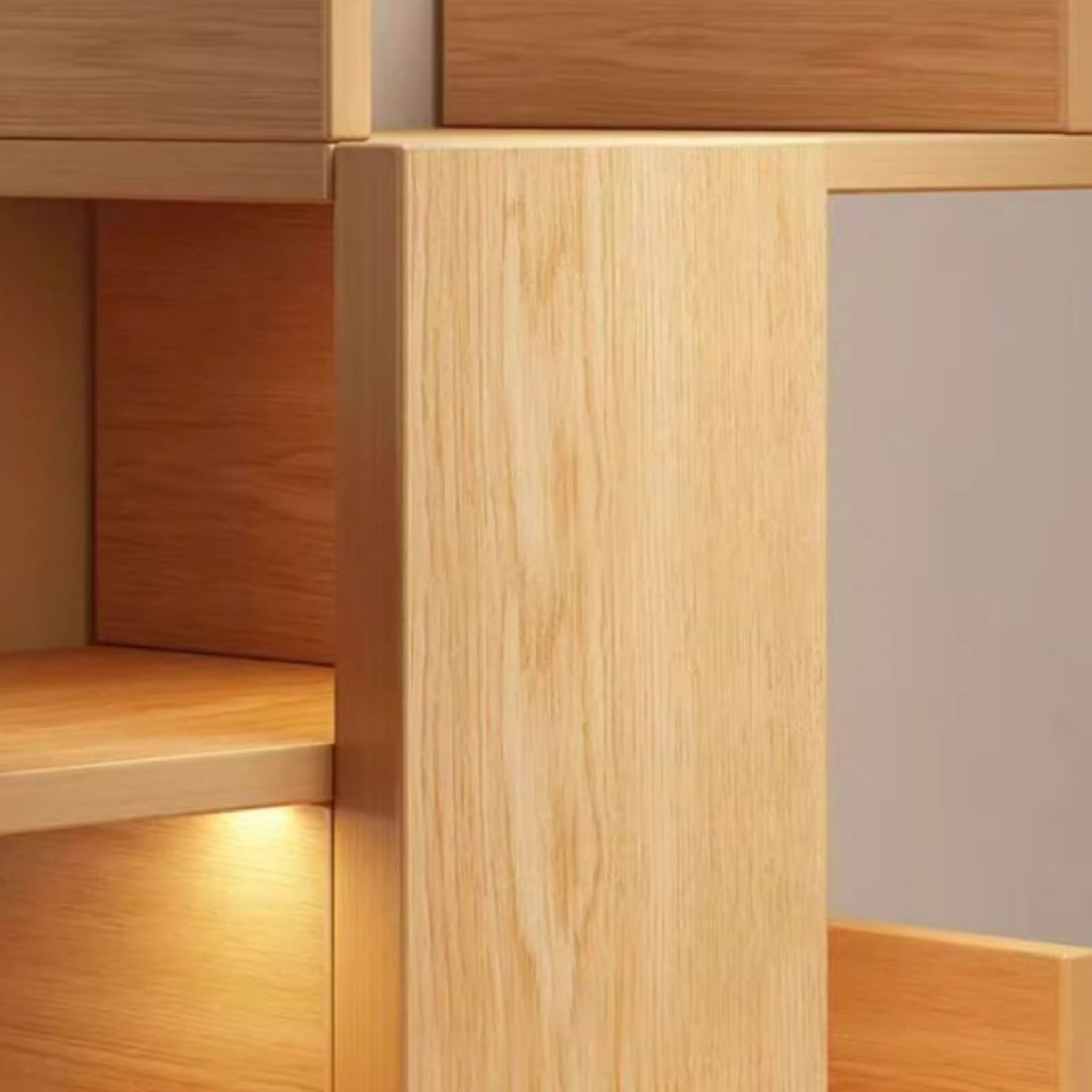 Modern Minimalist 3-Tier Desktop Bookshelf with Storage for Home Office