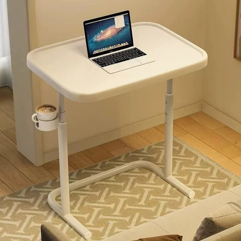 Movable Child Study Desk School Desk Adjustable Bedside Table Compact Lightweight Learning Table for Kids Students Home Use