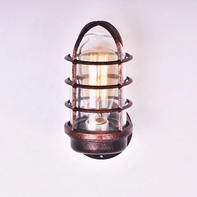 European Retro Outdoor Ultra Bright Waterproof LED Wall Lamp Desk Staircase Corridor Outdoor Courtyard Wall Light