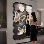 Hidden Full-Length Mirror Entrance Decoration Painting Home Decor Items Large Mirror Designer Furniture Living Room Grand Miroir