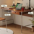 Nordic Solid Wood Computer Desks Home Study Office Reading Desk Retro Designer Creative Study Table for Office Computer Table