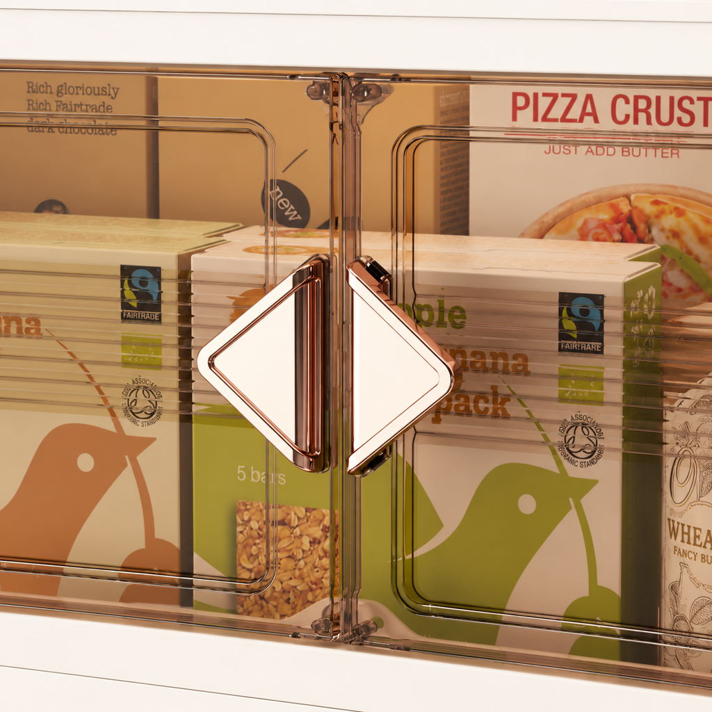 45cm Foldable Plastic Storage Cabinet with Wheels & Multi-Layer Organization