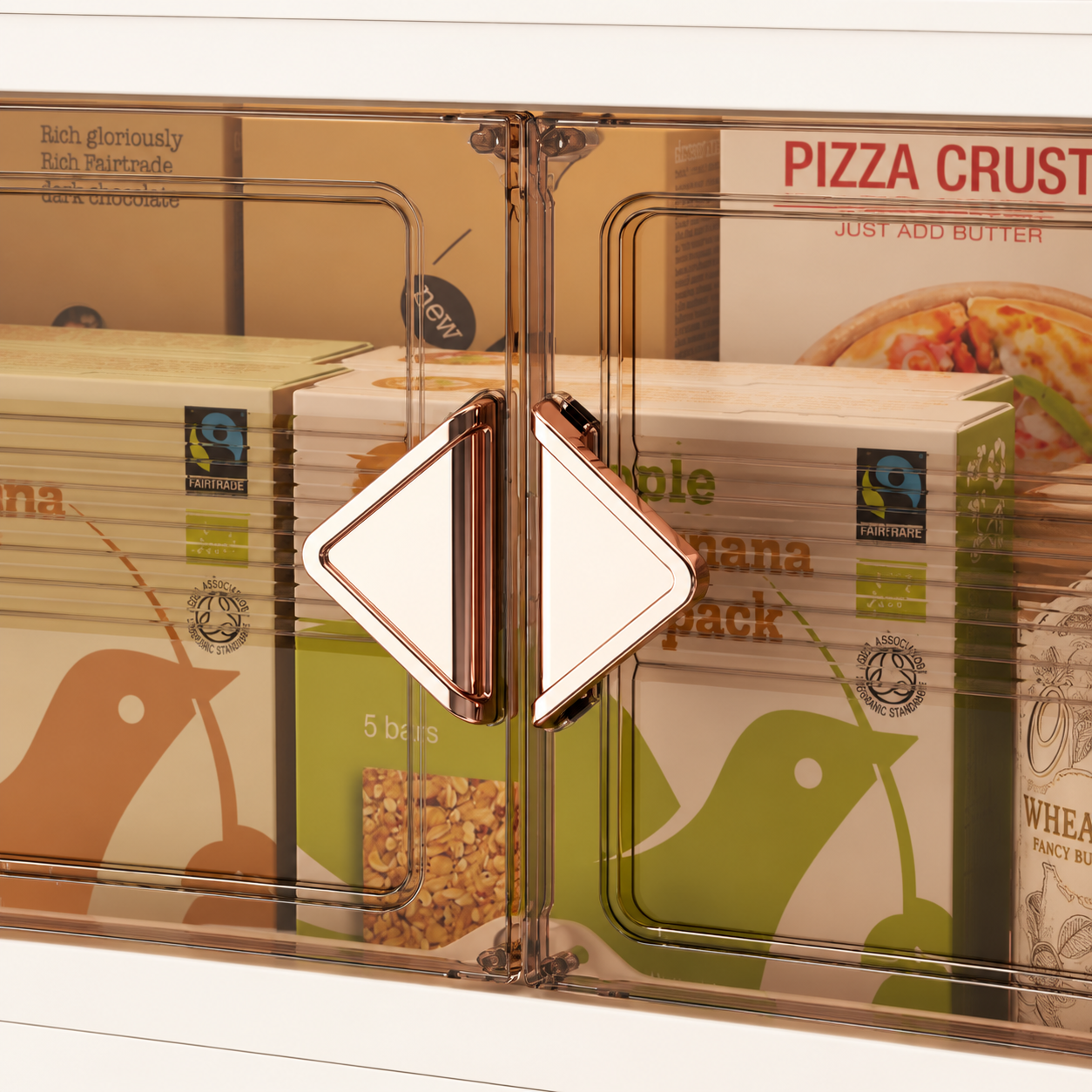 45cm Foldable Plastic Storage Cabinet with Wheels & Multi-Layer Organization
