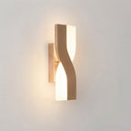 Nordic adjustable LED wall sconce mounted in bedroom