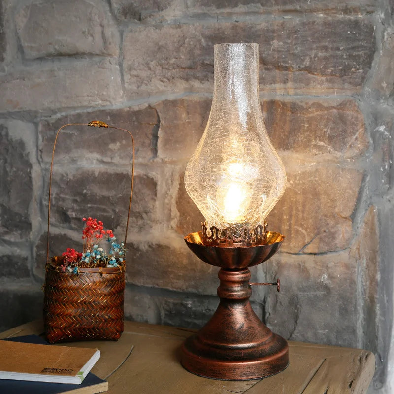 Retro Classic Lamp Led Table Lamp Living Room Bedroom Bedside Lamp Creative Classical Study Room Decor Industrial Table Lights