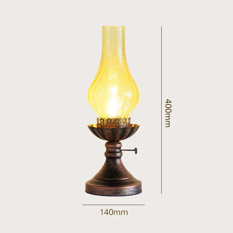Retro Classic Lamp Led Table Lamp Living Room Bedroom Bedside Lamp Creative Classical Study Room Decor Industrial Table Lights