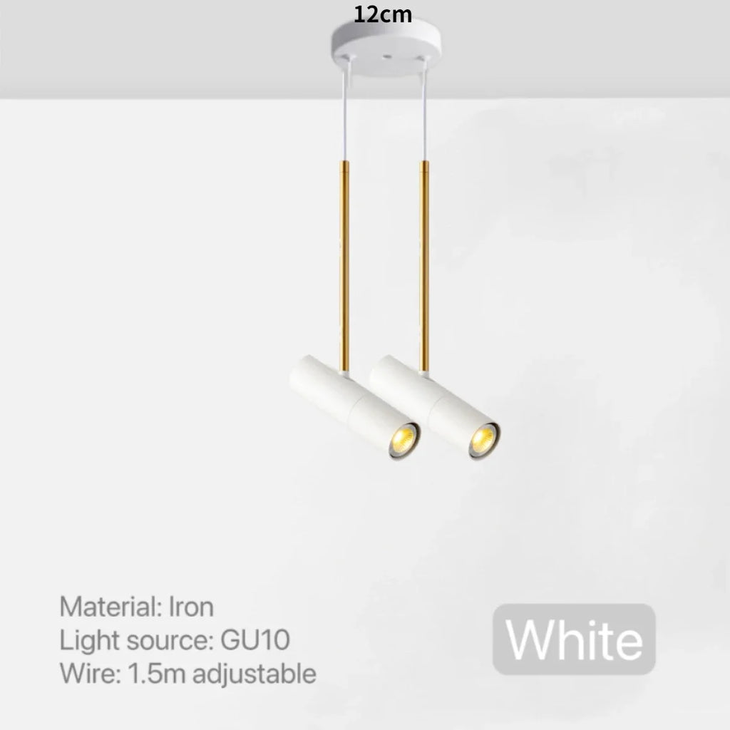 Rotatable Spotlight LED Pendant Lights for Restaurant Kitchen Living Dining Room Bathroom Reading Lighting Modern Hanging Lamp