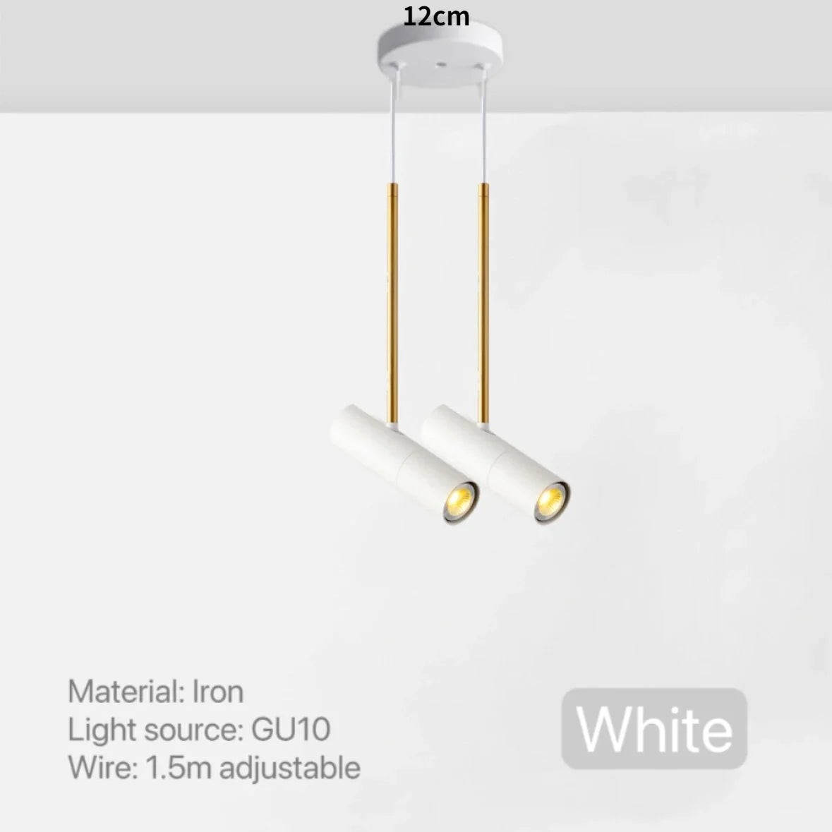 Rotatable Spotlight LED Pendant Lights for Restaurant Kitchen Living Dining Room Bathroom Reading Lighting Modern Hanging Lamp