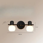 American LED Mirror Front Lights Bathroom Vanity Cabinets Mirror Cabinet Lights Retro Bedroom Lighting Fixtures Front Lights