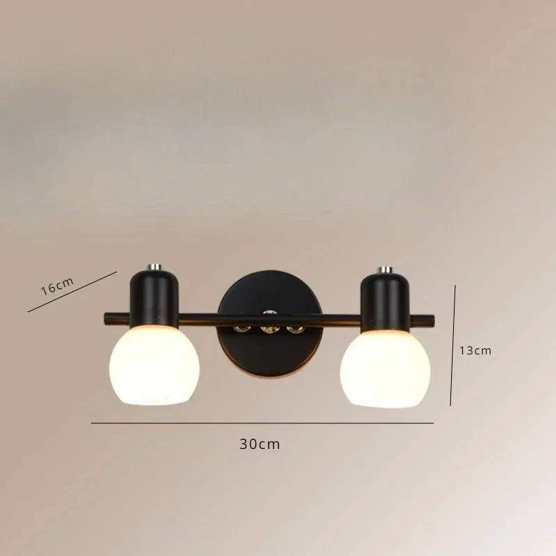 American LED Mirror Front Lights Bathroom Vanity Cabinets Mirror Cabinet Lights Retro Bedroom Lighting Fixtures Front Lights