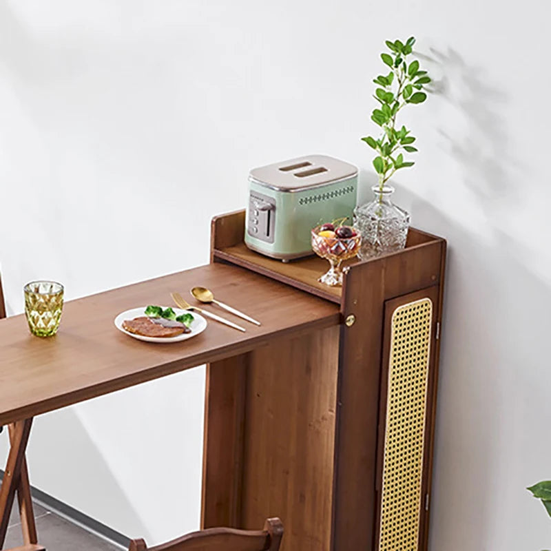 Tall Legs Space Saving Dining Tables Long Folding Narrow Slim Dining Table Multifunctional Chic Table a Manger Pliante Furniture