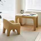 Nordic Kids Table and Chair Set Wooden Study Desk and Stool for Children Nursery Preschool Playroom Home School Learning Furniture
