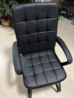 Ergonomic Office Chair with High Back Lumbar Support and Latex Seat Cushion PU Leather Executive Chai Home Office Furniture