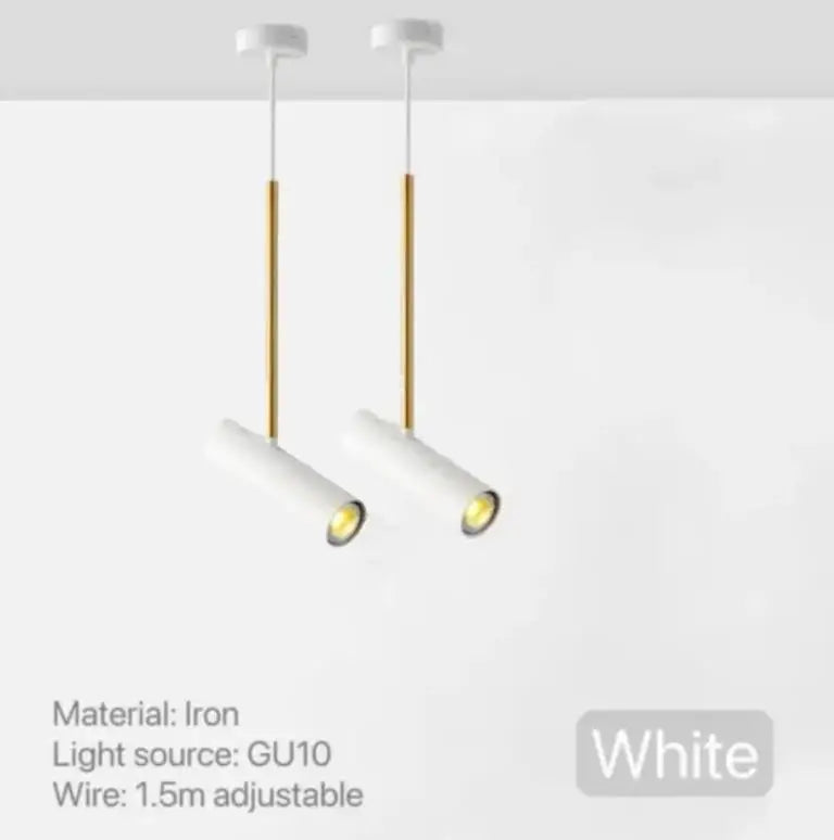 Rotatable Spotlight LED Pendant Lights for Restaurant Kitchen Living Dining Room Bathroom Reading Lighting Modern Hanging Lamp