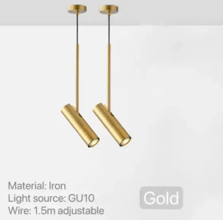 Rotatable Spotlight LED Pendant Lights for Restaurant Kitchen Living Dining Room Bathroom Reading Lighting Modern Hanging Lamp