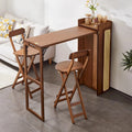 Tall Legs Space Saving Dining Tables Long Folding Narrow Slim Dining Table Multifunctional Chic Table a Manger Pliante Furniture