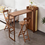 Tall Legs Space Saving Dining Tables Long Folding Narrow Slim Dining Table Multifunctional Chic Table a Manger Pliante Furniture