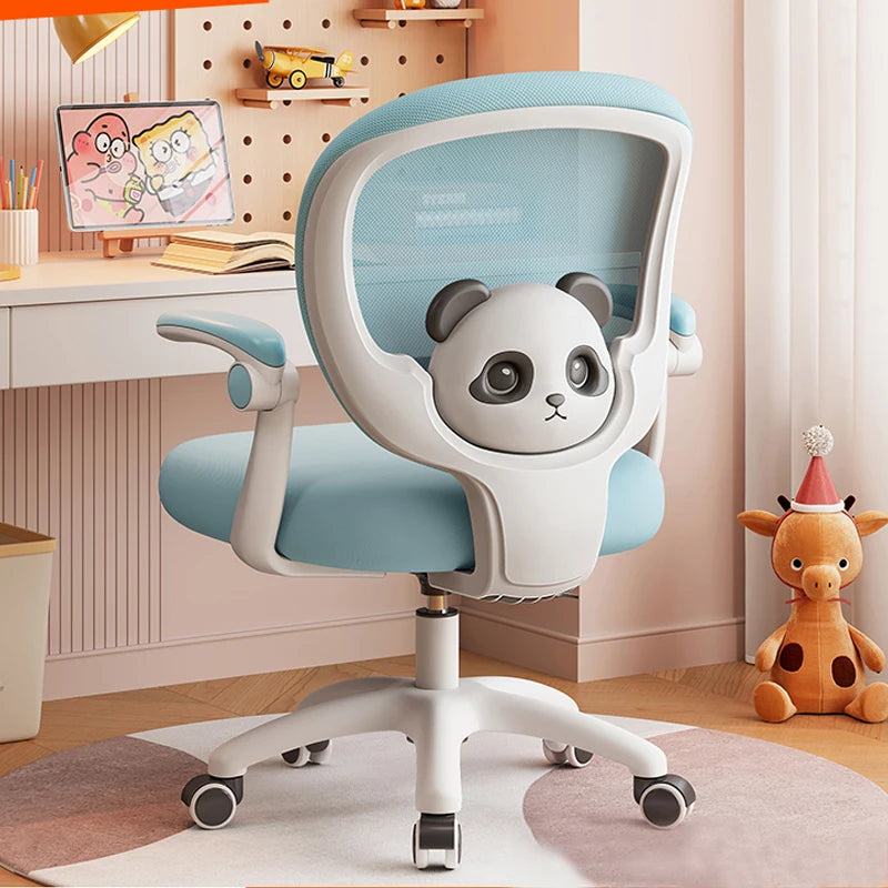 Children'S Study Chair to Correct Sitting Posture of Primary School Students Can Lift the Seat Homebackrest Desk Writing Chair
