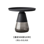 Light Luxury Living Room round Metal Side Table Bedroom Creative round Table Nordic Coffee Table Combination Sofa Side Tables