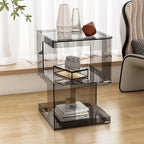Minimalist Acrylic Sofa Side Table Creative Corner Organizer Multi-Functional Storage Rack Bedroom Decor Corner Table
