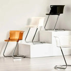 Antique Designer Dining Table Chairs Café Chairs Nordic Acrylic Transparent Ins Dessert Shop Chairs