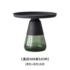 Light Luxury Living Room round Metal Side Table Bedroom Creative round Table Nordic Coffee Table Combination Sofa Side Tables