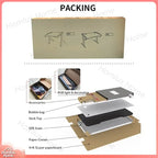 Luxury Modern Multifunctional Gaming Desk for Esports RGB LED Lighting Ergonomic Design Wooden Desktop Steel Frame Computer