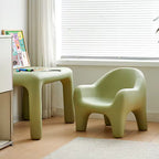 Nordic Kids Table and Chair Set Wooden Study Desk and Stool for Children Nursery Preschool Playroom Home School Learning Furniture