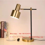 Nordic Light Luxury Simple Retro Desk Lamp, Industrial Style Bedroom Hotel Learning Decoration Desktop Atmosphere Lamp