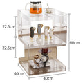 Minimalist Acrylic Sofa Side Table Creative Corner Organizer Multi-Functional Storage Rack Bedroom Decor Corner Table