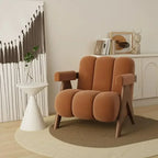 Wabi Sabi Wind Living Room Single Sofa Chair Cat Scratch Designer Bedroom Sofa Chair Small Apartment Household Wind Balcony
