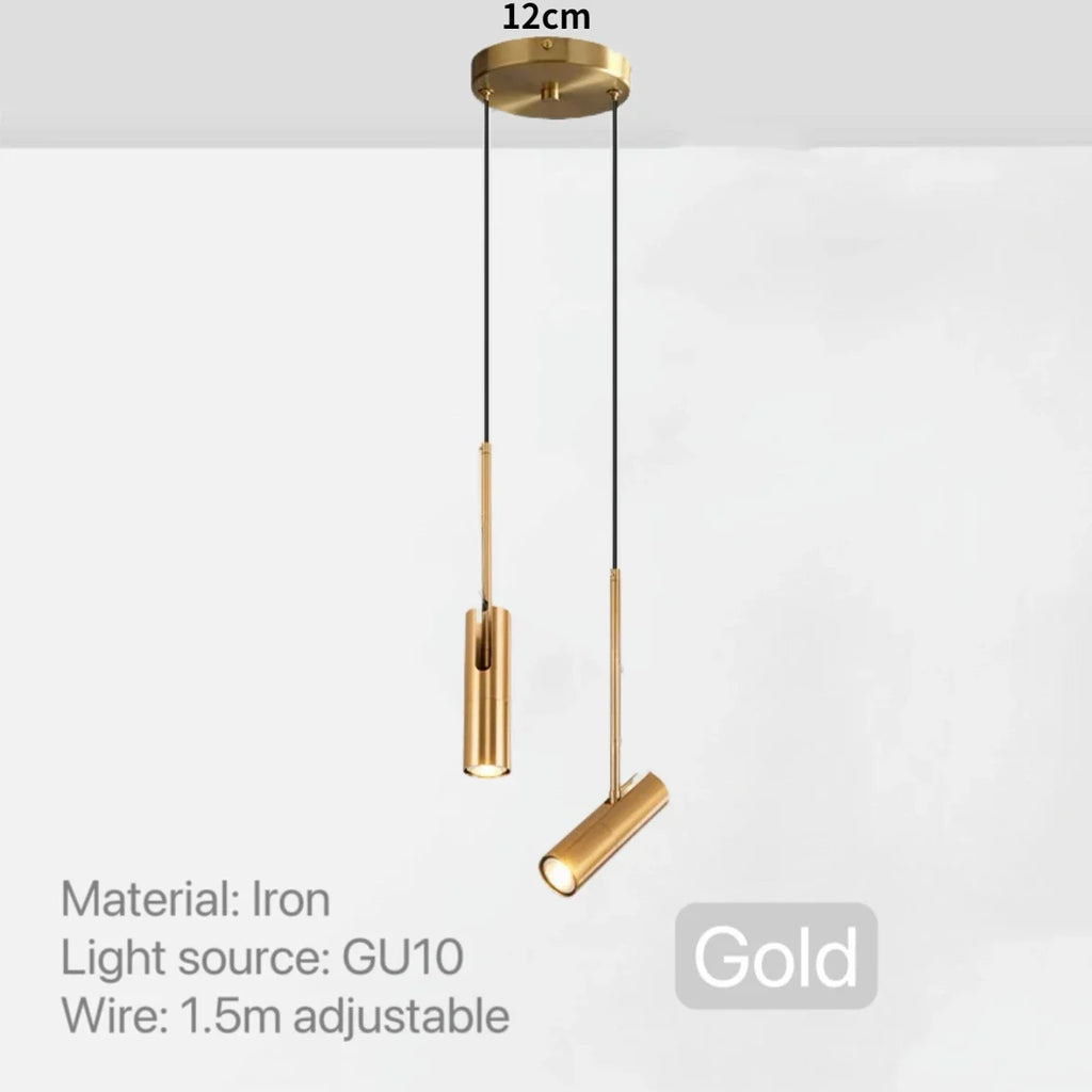 Rotatable Spotlight LED Pendant Lights for Restaurant Kitchen Living Dining Room Bathroom Reading Lighting Modern Hanging Lamp