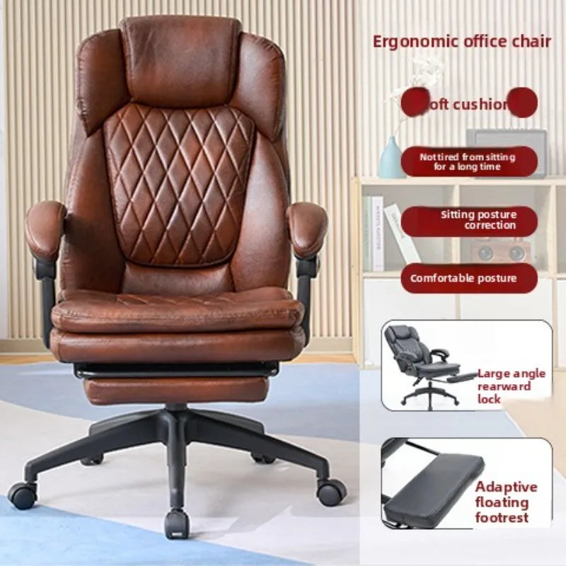 Executive Office Chair Ergonomic Lift Recliner High End Comfort for Long Hours Sleep Breaks Ergonomic Chair Gaming Chair