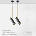 Rotatable Spotlight LED Pendant Lights for Restaurant Kitchen Living Dining Room Bathroom Reading Lighting Modern Hanging Lamp