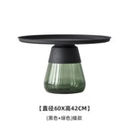Light Luxury Living Room round Metal Side Table Bedroom Creative round Table Nordic Coffee Table Combination Sofa Side Tables
