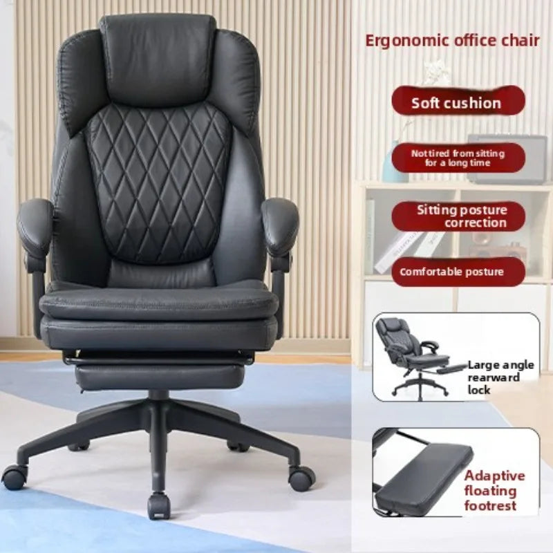 Executive Office Chair Ergonomic Lift Recliner High End Comfort for Long Hours Sleep Breaks Ergonomic Chair Gaming Chair