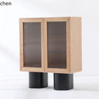 HXL Sideboard Cabinet Wall-Mounted Storage Cabinet Tea Wine Cabinet Organizer