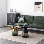 Light Luxury Living Room round Metal Side Table Bedroom Creative round Table Nordic Coffee Table Combination Sofa Side Tables