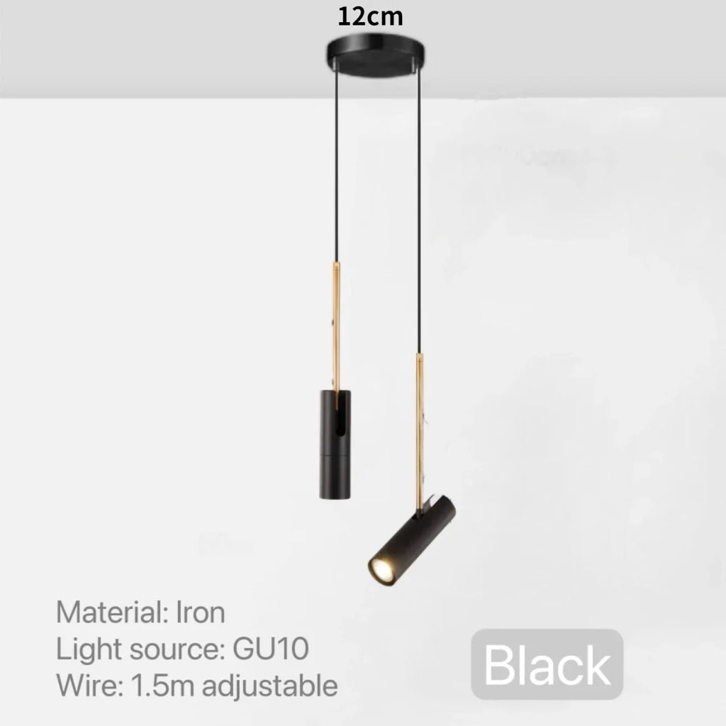 Rotatable Spotlight LED Pendant Lights for Restaurant Kitchen Living Dining Room Bathroom Reading Lighting Modern Hanging Lamp