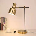 Nordic Light Luxury Simple Retro Desk Lamp, Industrial Style Bedroom Hotel Learning Decoration Desktop Atmosphere Lamp