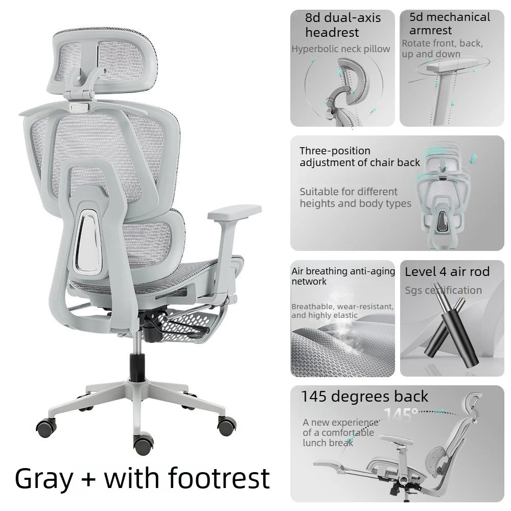 Ergonomic Chair Office Gaming Comfortable Adjustable Armrest Office Chair Relaxing Recline Chaises De Bureau Furniture