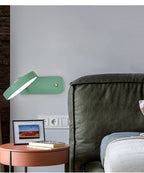 Creative Rotatable with Switch LED Wall Lamp Study Desk Eye Protection Reading Light Nordic Bedroom Bedside Lamp