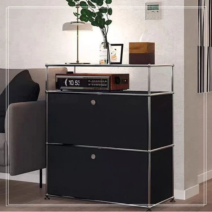 Living Room Cabinet Sideboards Coffee Table Tv Stand Storage Cabinet Corner Metal Storage Display Customizable Modular Furniture