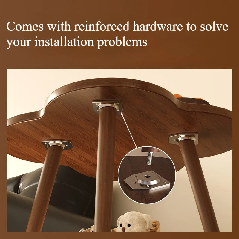 Side Table, Leisure Balcony, Small Table, Modern and Simple Living Room, Small Coffee Table, Bedside Storage