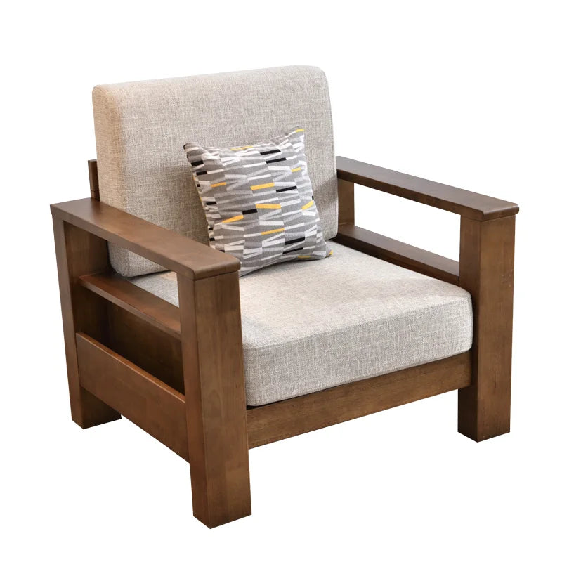 Living Room Sofas Minimalist Large Wooden Daybed Lazy Sofas Lounges Home Furniture