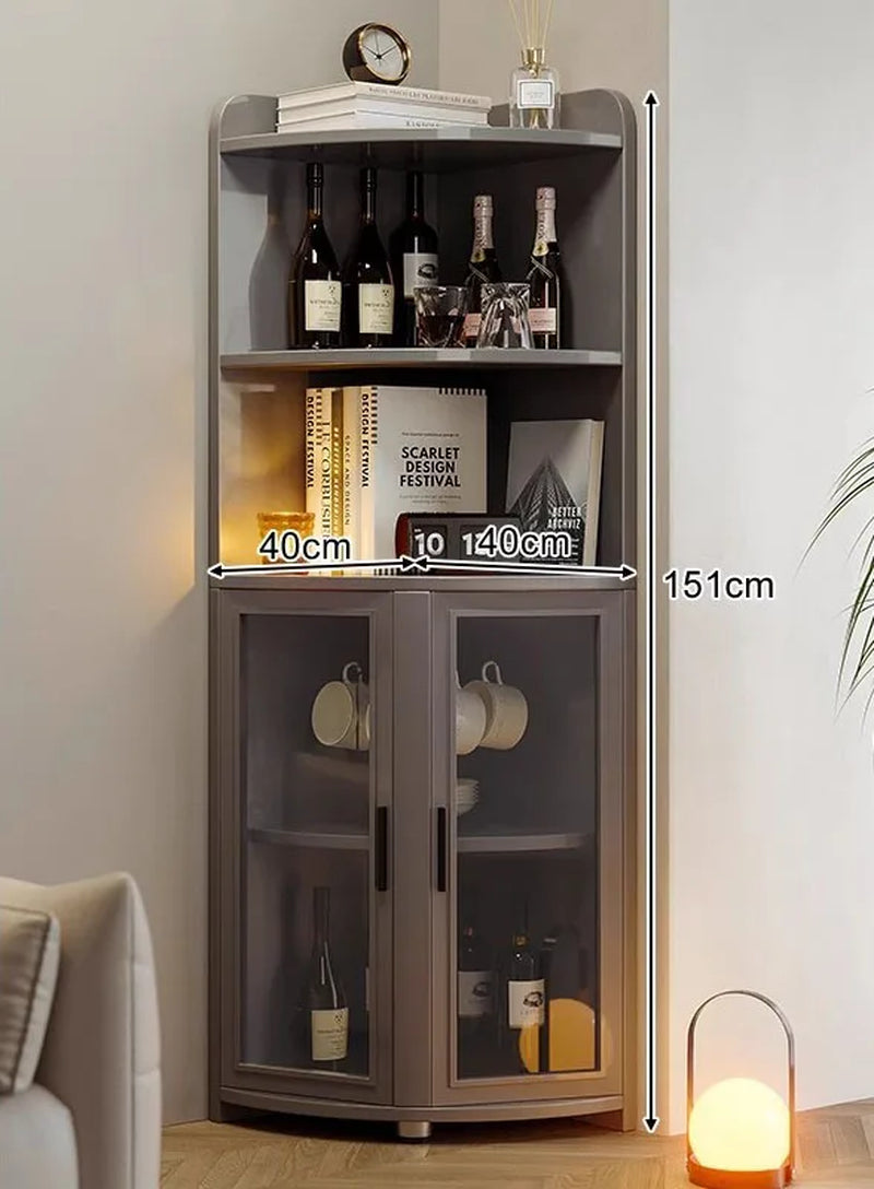Living Room Wall Corner Cabinet Triangle Shelf against Wall Home Storage Organizer Corner Living Room Wall Shelf